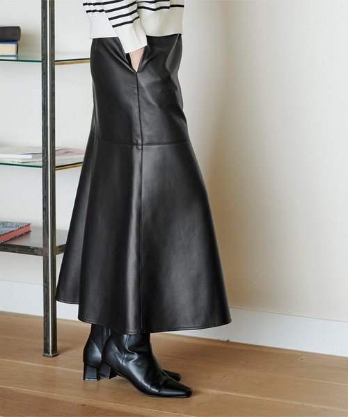 セルフォード♡フェイクレザーマーメイドスカート ツイルマーメイドスカート(SKIRT（スカート）)｜CELFORD（セル