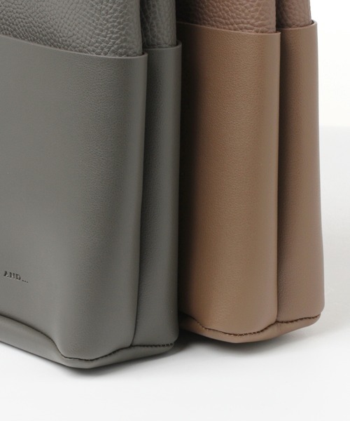 niko and...（ニコアンド）の「フェイクレザー巾着ショルダーバッグ（ショルダーバッグ・メンズ・ブラック/ブラウン/グレー・0）」の8枚目の写真