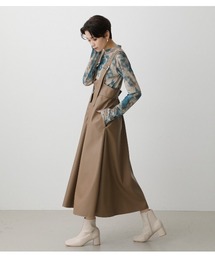 AZUL by moussy（アズールバイマウジー）の「Z-UP JUMPER SKIRT/ジップアップジャンパースカート（ワンピース）」