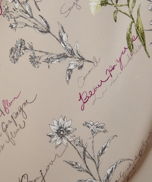 BEARDSLEY(ビアズリー)の「花プリントサルエルパンツ(その他パンツ・レディース・ブラック/ベージュ・FREE)」の6枚目の写真