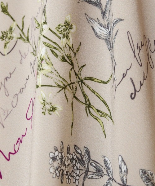 BEARDSLEY(ビアズリー)の「花プリントサルエルパンツ(その他パンツ・レディース・ブラック/ベージュ・FREE)」の9枚目の写真