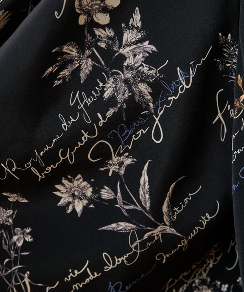 BEARDSLEY(ビアズリー)の「花プリントサルエルパンツ(その他パンツ・レディース・ブラック/ベージュ・FREE)」の10枚目の写真