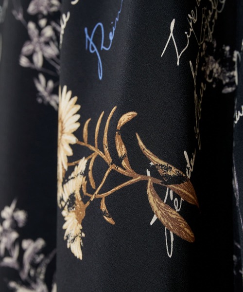 BEARDSLEY(ビアズリー)の「花プリントサルエルパンツ(その他パンツ・レディース・ブラック/ベージュ・FREE)」の11枚目の写真