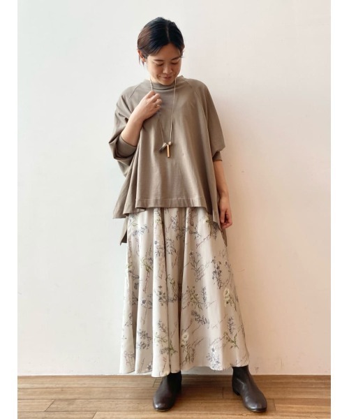 BEARDSLEY(ビアズリー)の「花プリントサルエルパンツ(その他パンツ・レディース・ブラック/ベージュ・FREE)」の18枚目の写真