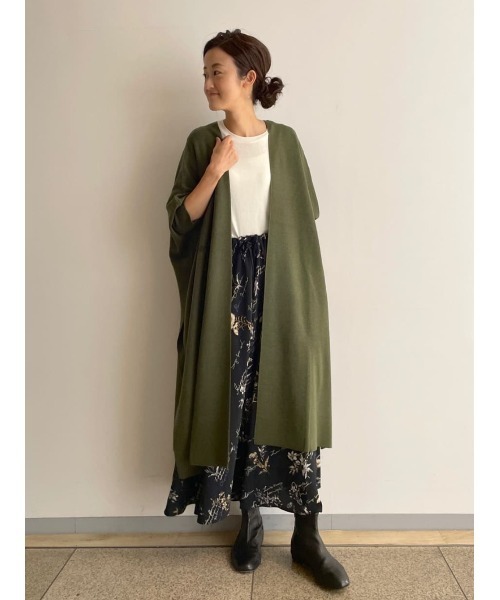 BEARDSLEY(ビアズリー)の「花プリントサルエルパンツ(その他パンツ・レディース・ブラック/ベージュ・FREE)」の16枚目の写真