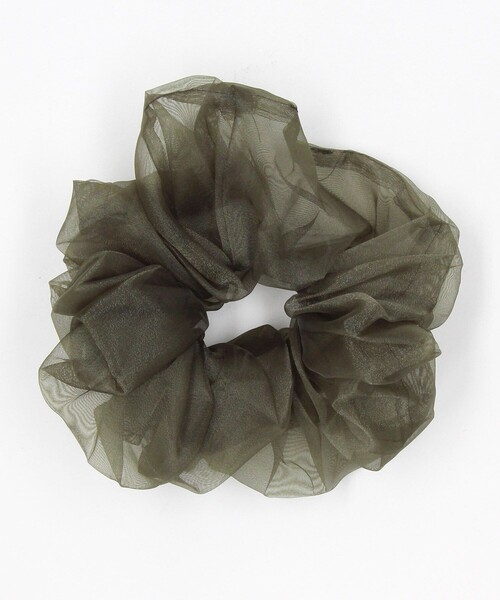 FREAK'S STORE（フリークスストア）の「シアーシュシュ（ヘアバンド・レディース・ブラック/ベージュ/キャメル・ONE SIZE）」の3枚目の写真