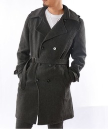 ARCHIVER | 【Sa】【it】ビッグ ワッフル トレンチコート(トレンチコート)