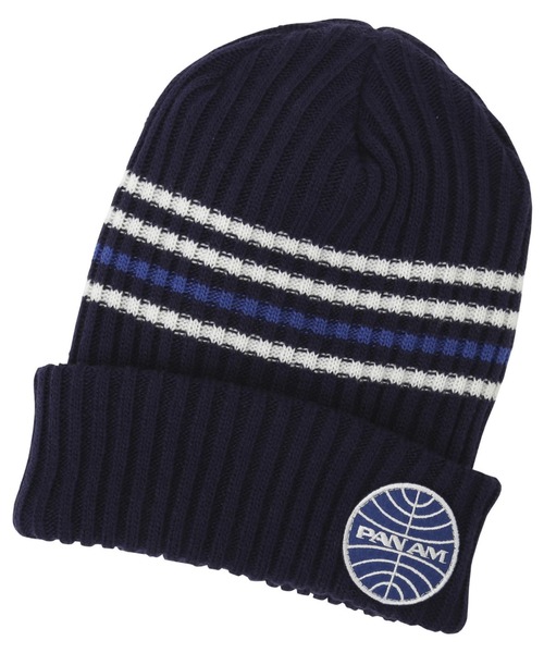 Go to by mizuno（ゴートゥーバイミズノ）の「PANAM　ブレスサーモWINTERビーニー[ユニセックス]（ニットキャップ/ビーニー・メンズ・ネイビー系2/ホワイト系その他2・F）」の2枚目の写真