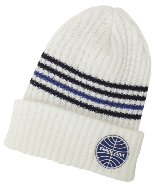 Go to by mizuno（ゴートゥーバイミズノ）の「PANAM　ブレスサーモWINTERビーニー[ユニセックス]（ニットキャップ/ビーニー・メンズ・ネイビー系2/ホワイト系その他2・F）」の3枚目の写真