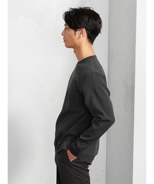Perfect Suit FActory(パーフェクトスーツファクトリー)の「AIRRENUニット(ニット/セーター・メンズ・ライトグレー/ブラック/ネイビー/ホワイト・M/L)」の10枚目の写真