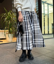 DouDou | 【新色追加】【一部WEB限定カラー】BIGチェックスカート(スカート)