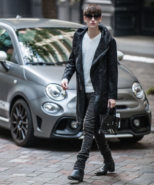 JOHNNY WOLF（ジョニーウルフ）の「LUCCA LONG-LEATHER LOOK(ルッカ
