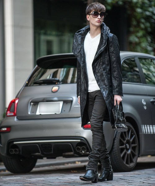 JOHNNY WOLF（ジョニーウルフ）の「LUCCA LONG-LEATHER LOOK(ルッカ