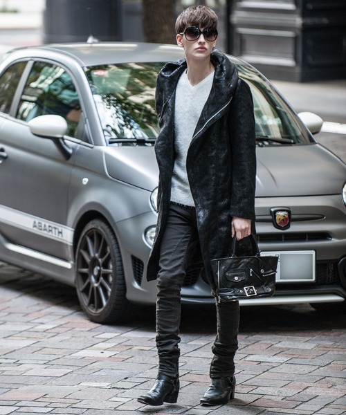 JOHNNY WOLF（ジョニーウルフ）の「LUCCA LONG-LEATHER LOOK(ルッカ