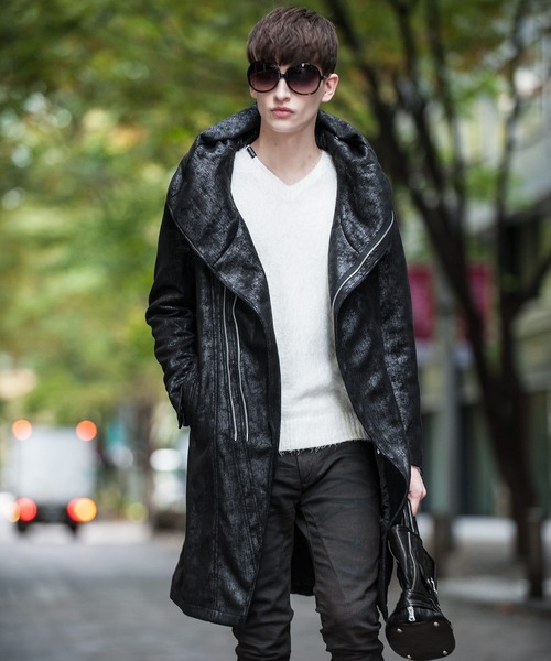 JOHNNY WOLF（ジョニーウルフ）の「LUCCA LONG-LEATHER LOOK(ルッカ