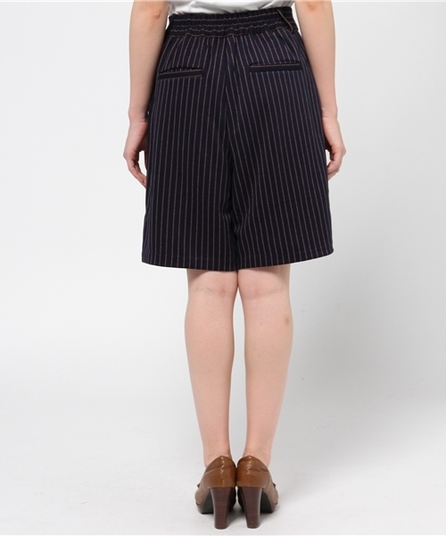 CIAOPANIC（チャオパニック）の「【Ciaopanic】ストライプハーフパンツ（その他パンツ・レディース・オフホワイト/ベージュ/レッド・FREE）」の8枚目の写真