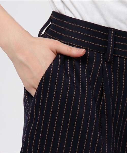 CIAOPANIC（チャオパニック）の「【Ciaopanic】ストライプハーフパンツ（その他パンツ・レディース・オフホワイト/ベージュ/レッド・FREE）」の11枚目の写真