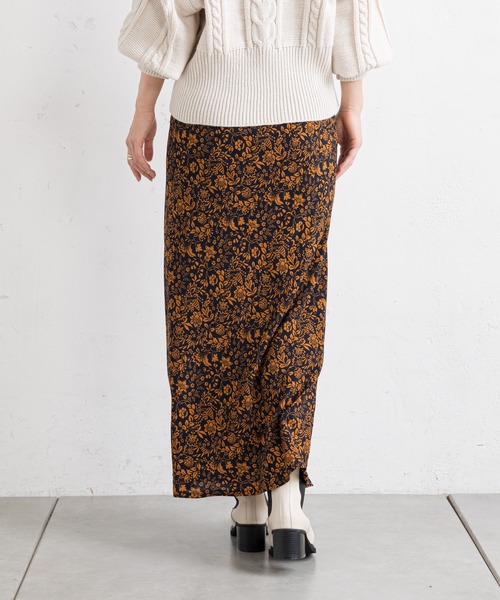 prose verse(プロズヴェール)の「レトロフラワーマーメイドスカート(スカート・レディース・ネイビー/レッド・MEDIUM)」の20枚目の写真