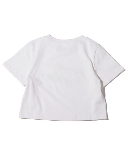 atmos pink(アトモスピンク)の「RIEHATA × atmos pink ロゴ刺繍 クロップド Tee / アトモスピンク リエハタ × アトモスピンク ロゴシシュウ クロップド ティー 【SP】(Tシャツ/カットソー・レディース・ベージュ/ホワイト/イエロー/ブラック・M/S/L)」の8枚目の写真
