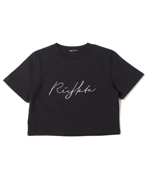 atmos pink(アトモスピンク)の「RIEHATA × atmos pink ロゴ刺繍 クロップド Tee / アトモスピンク リエハタ × アトモスピンク ロゴシシュウ クロップド ティー 【SP】(Tシャツ/カットソー・レディース・ベージュ/ホワイト/イエロー/ブラック・M/S/L)」の11枚目の写真