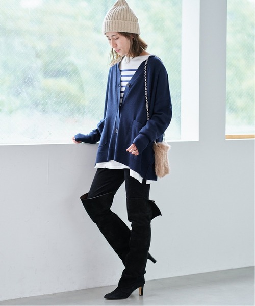 FRAMeWORK（フレームワーク）の「Vネック ビッグカーディガン2