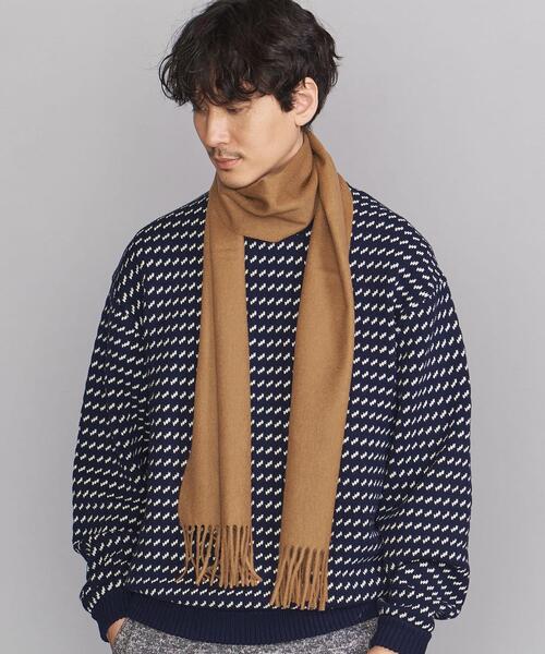 BEAUTY&YOUTH UNITED ARROWS（ビューティーアンドユースユナイテッドアローズ）の「BY ソリッド カシミヤ マフラー（マフラー・メンズ・ライトグレー/ブラック/ネイビー/ブラウン/イエロー・FREE）」の16枚目の写真