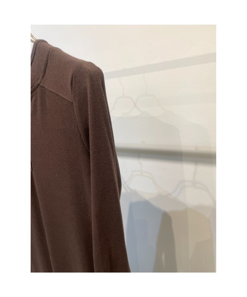 ulu（ウル）の「Rib tight long dress（ワンピース・レディース・ブラウン・FREE）」の18枚目の写真