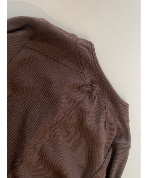 ulu（ウル）の「Rib tight long dress（ワンピース・レディース・ブラウン・FREE）」の21枚目の写真