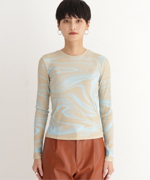 Paloma Wool（パロマウール）の「【PALOMA WOOL/パロマ ウール】APONWAO（Tシャツ/カットソー・レディース・キャメル・SMALL）」の5枚目の写真