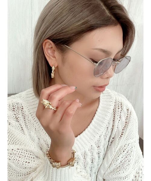 GYDA（ジェイダ）の「JEYSUS BARBED MIREピアス（ピアス（両耳用）・レディース・シルバー/ゴールド・FREE）」の5枚目の写真
