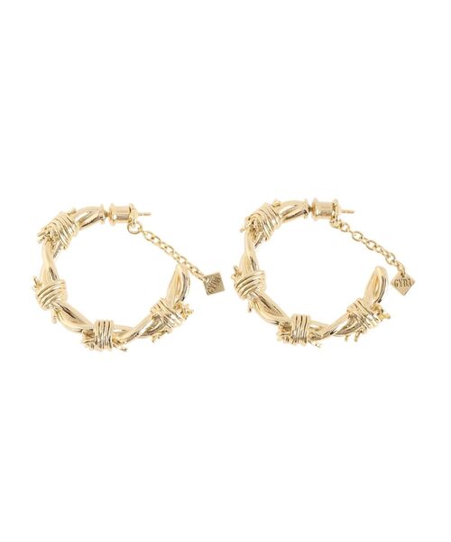 GYDA（ジェイダ）の「JEYSUS BARBED MIREピアス（ピアス（両耳用）・レディース・シルバー/ゴールド・FREE）」の14枚目の写真