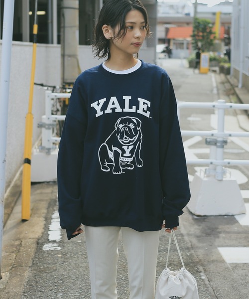 タグ付き GEAR FOR SPORTS YALE プリント スウェット L