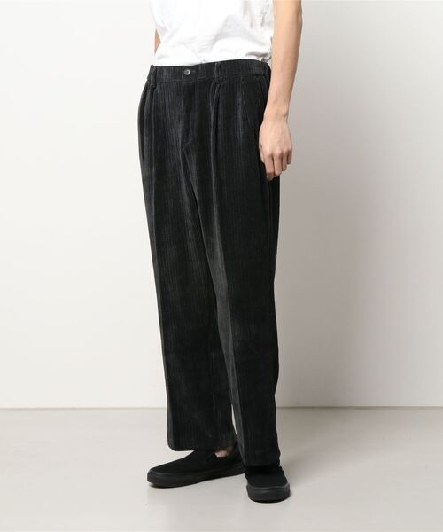 WESTBOY（ウエストボーイ）の「【WB ORIGINALS】Corduroy Relaxy Wide Slacks WO21W4PT04（その他パンツ・メンズ・ブラック/ホワイト/グレー・L/M/XL）」の3枚目の写真