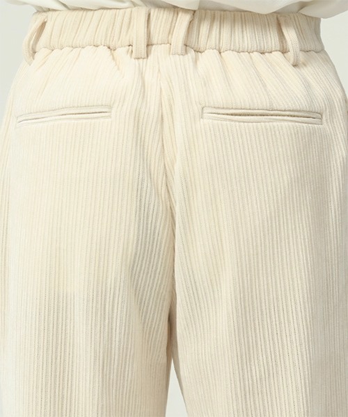 WESTBOY（ウエストボーイ）の「【WB ORIGINALS】Corduroy Relaxy Wide Slacks WO21W4PT04（その他パンツ・メンズ・ブラック/ホワイト/グレー・L/M/XL）」の7枚目の写真