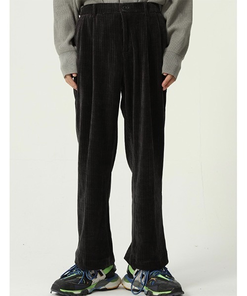 WESTBOY（ウエストボーイ）の「【WB ORIGINALS】Corduroy Relaxy Wide Slacks WO21W4PT04（その他パンツ・メンズ・ブラック/ホワイト/グレー・L/M/XL）」の8枚目の写真