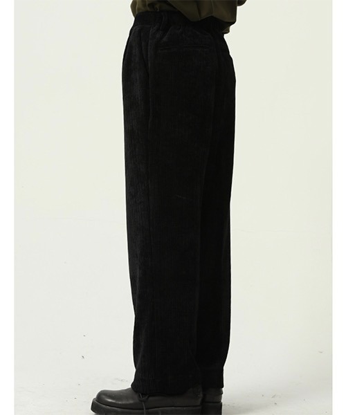 WESTBOY（ウエストボーイ）の「【WB ORIGINALS】Corduroy Relaxy Wide Slacks WO21W4PT04（その他パンツ・メンズ・ブラック/ホワイト/グレー・L/M/XL）」の9枚目の写真