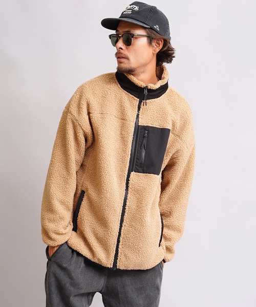 GIORDANO（ジョルダーノ）の「[ GIORDANO ] ボアフリーススタンドジャケット（ブルゾン・レディース・カーキ/グレー系その他/グレー・LARGE/SMALL/MEDIUM/X-LARGE/XX-LARGE）」の21枚目の写真