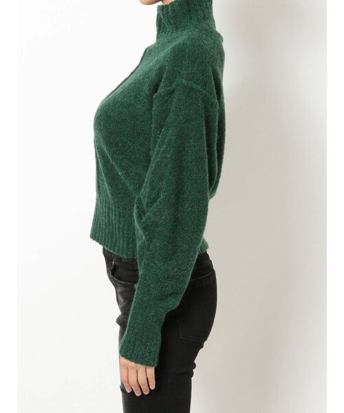 EMODA（エモダ）の「タックスリーブショートニット（ニット/セーター・レディース・ブラック/グリーン/マスタード・FREE）」の16枚目の写真