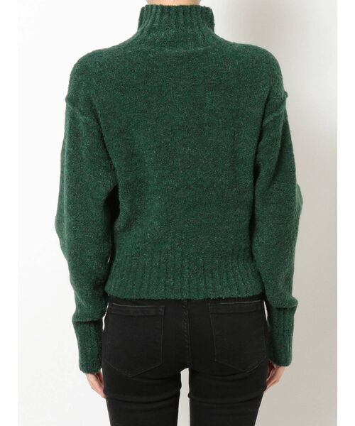 EMODA（エモダ）の「タックスリーブショートニット（ニット/セーター・レディース・ブラック/グリーン/マスタード・FREE）」の17枚目の写真