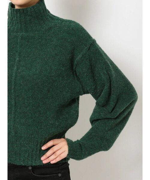 EMODA（エモダ）の「タックスリーブショートニット（ニット/セーター・レディース・ブラック/グリーン/マスタード・FREE）」の19枚目の写真