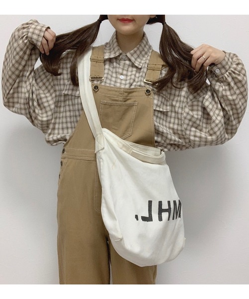 ブラウス シャツ ゆるだぼチェックシャツ レディース Cham. ブラウス シャツ ゆるだぼチェックシャツ レディース