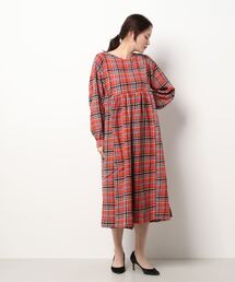 Samansa Mos2 | コットンリネン前後着ワンピース(ワンピース)