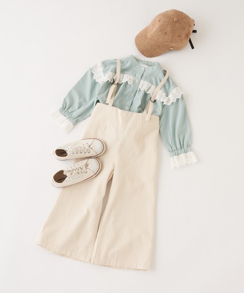 CIAOPANIC TYPY（チャオパニックティピー）の「【KIDS】ジュートレースアップキャップ（キャップ・キッズ・ベージュ/ブラウン・ONE SIZE）」の6枚目の写真