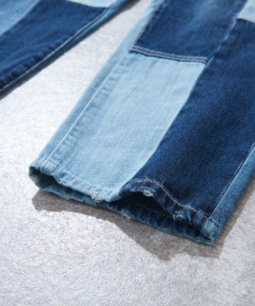 TOBILA(トビラ)の「11.25ozミックスデニムテーパードパンツユニセックス(デニムパンツ・レディース・インディゴブルー・M/L)」の21枚目の写真