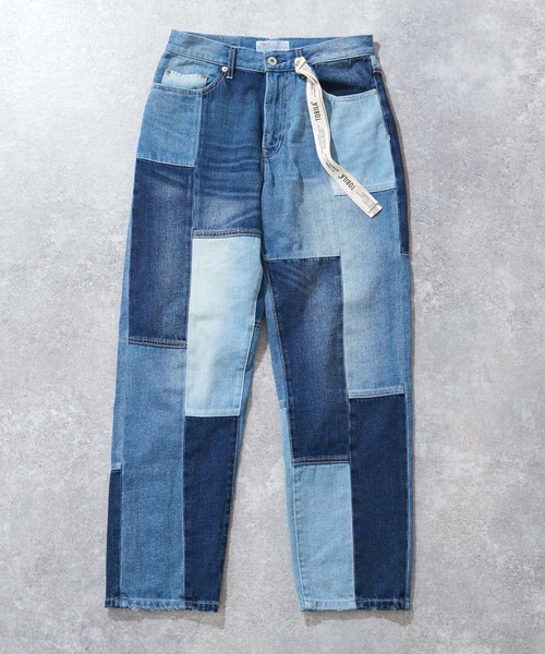 TOBILA(トビラ)の「11.25ozミックスデニムテーパードパンツユニセックス(デニムパンツ・レディース・インディゴブルー・M/L)」の18枚目の写真
