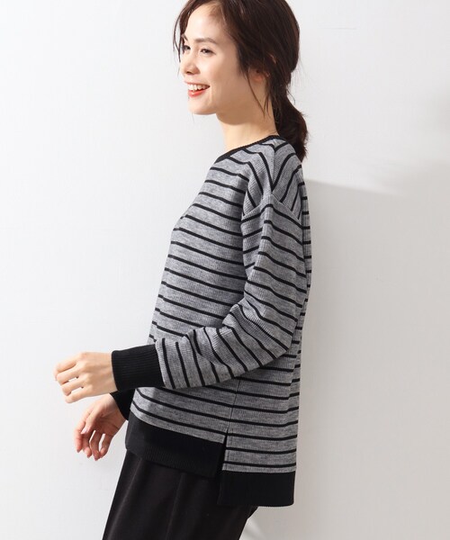 DRESKIP(ドレスキップ)の「◆リブ切り替えサカリバボーダープルオーバー(Tシャツ/カットソー・レディース・グレー系その他3/ホワイト系5/ベージュ系2/ライトグリーン系2・02/03/04)」の21枚目の写真