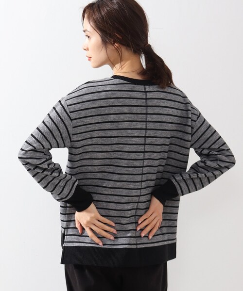 DRESKIP(ドレスキップ)の「◆リブ切り替えサカリバボーダープルオーバー(Tシャツ/カットソー・レディース・グレー系その他3/ホワイト系5/ベージュ系2/ライトグリーン系2・02/03/04)」の22枚目の写真