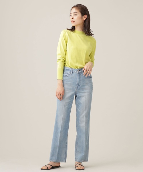 Healthy denim（ヘルシーデニム）の「Healthy DENIM/Lotus フレアデニム（デニムパンツ・レディース・ライトブルー・23/22/24）」の11枚目の写真