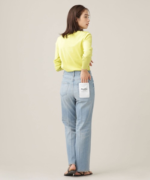 Healthy denim（ヘルシーデニム）の「Healthy DENIM/Lotus フレアデニム（デニムパンツ・レディース・ライトブルー・23/22/24）」の9枚目の写真