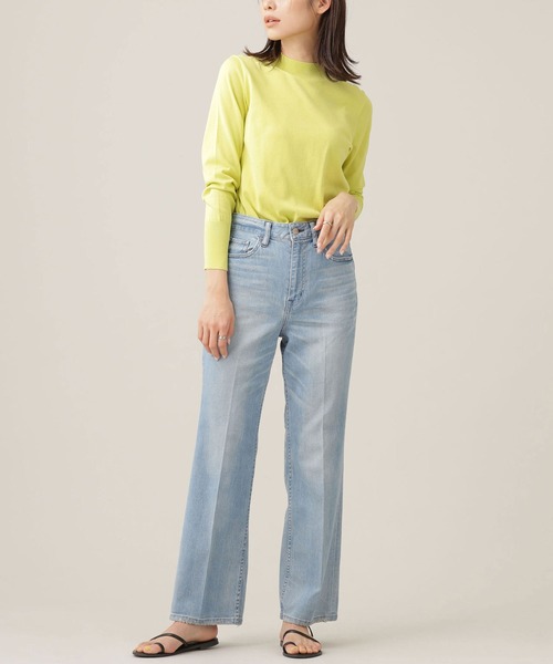 Healthy denim（ヘルシーデニム）の「Healthy DENIM/Lotus フレアデニム（デニムパンツ・レディース・ライトブルー・23/22/24）」の13枚目の写真